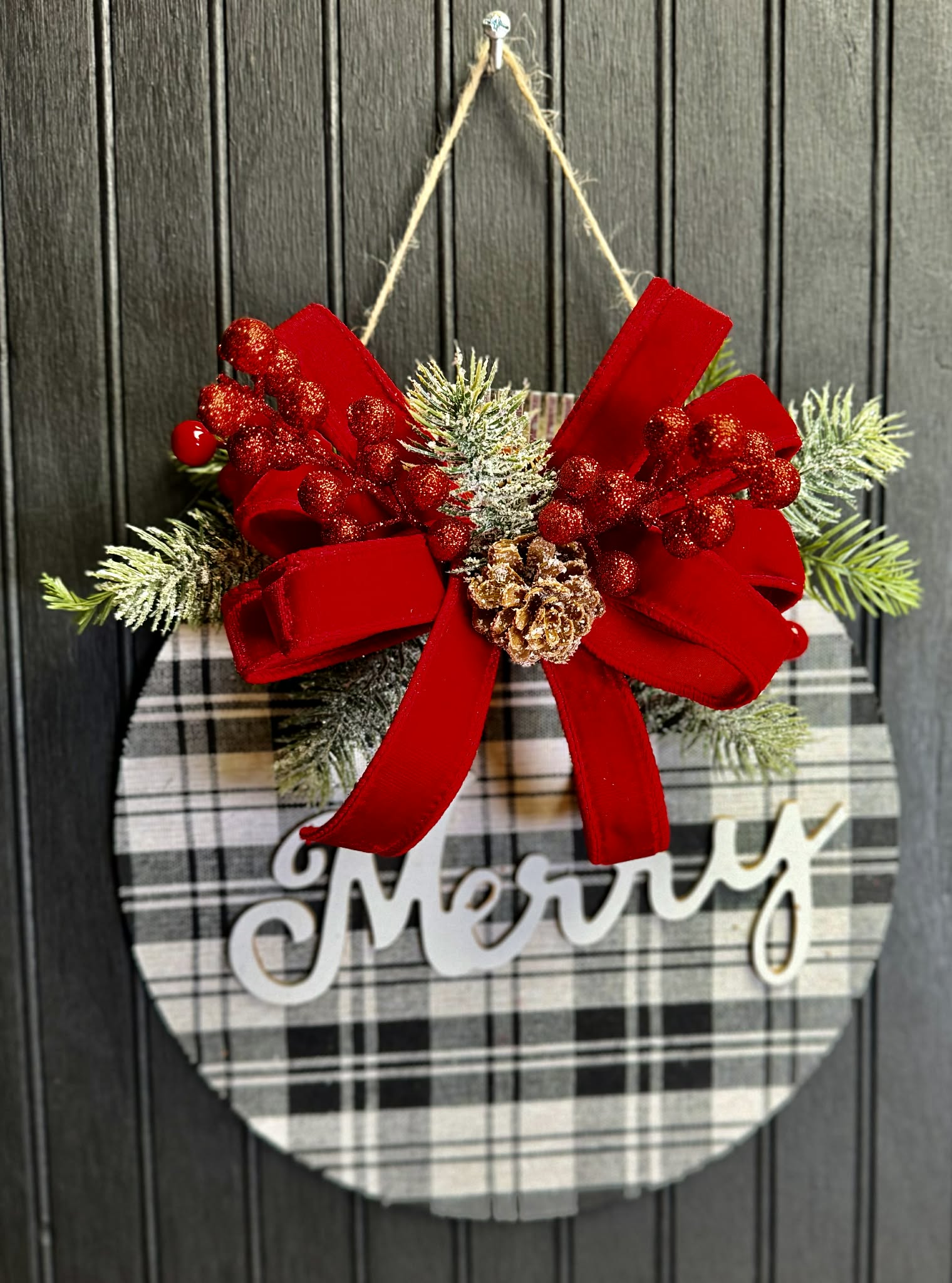 Merry Door Hanger
